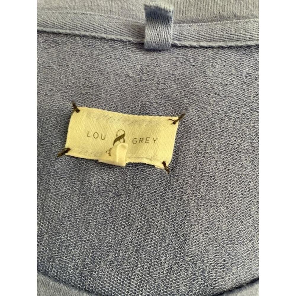 Women's Loft Lou & Grey Light Blue T-Shirt Tunic Size M - Picture 2 of 3